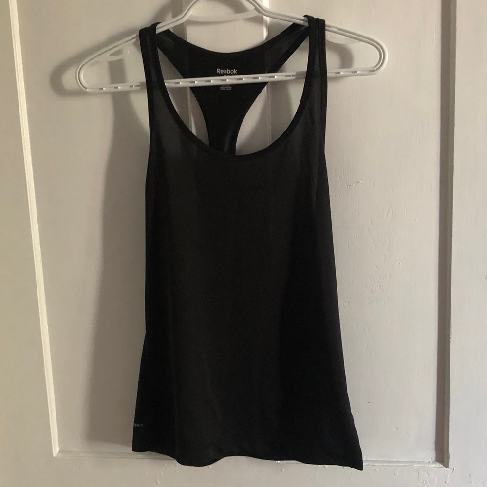 2/$16 black Reebok racerback tank